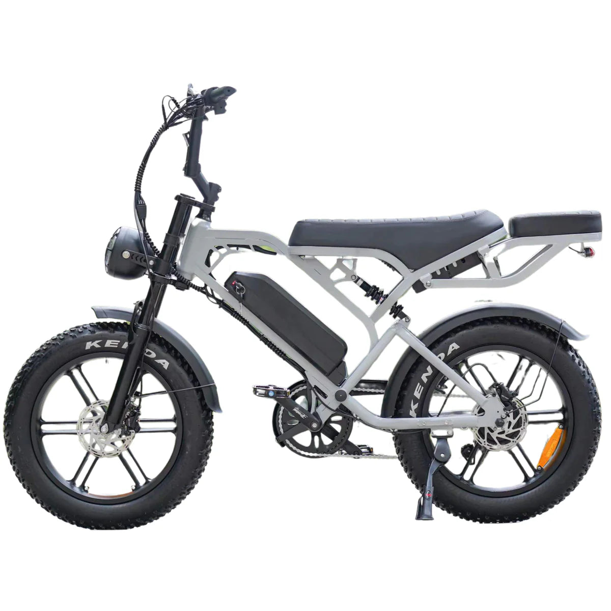 UITVERKOOP - Fatbike V20 Pro 9.0 - Nardo Grijs - Hydraulische Remmen